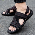 Casual Roman Sandals for Men - Strap and Velcro Shoes for a Stylish Summer