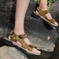 Breathable and Non-slip Men's Cowhide Sandals: The Ultimate Summer Footwear