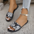 Fashion Graffiti Print Sandals - Summer's Must-Have for Casual Beach Wear