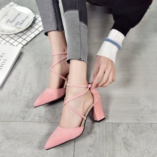 Fashion Pointed Toe Buckle Strap High Heel Sandals: Elevating Style with Elegance and Comfort